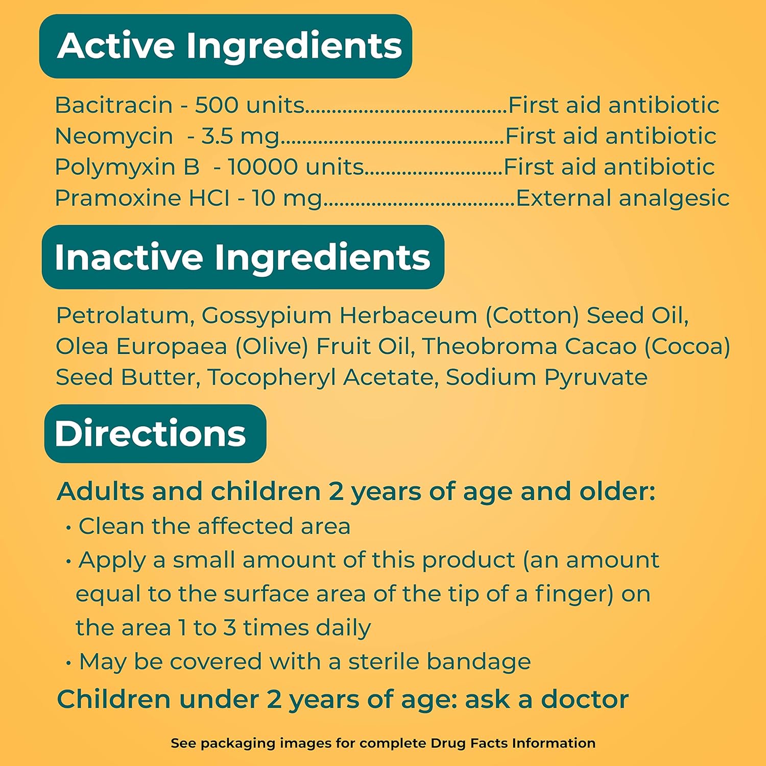 Neosporin First Aid Antibiotic Pain-Relieving, Anti-Itch, & Scar Ointment with Neomycin, Bacitracin Zinc, Pramoxine HCl & Polymyxin B, for Minor Cuts, Scrapes & Burns, 1 oz : Health & Household