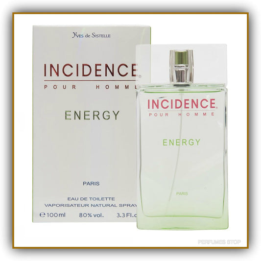 Incidence Energy Pour Homme By Yves De Sistelle Cologne For Men 3.3 Oz / 100 Ml Eau De Toilette Spray : Beauty & Personal Care