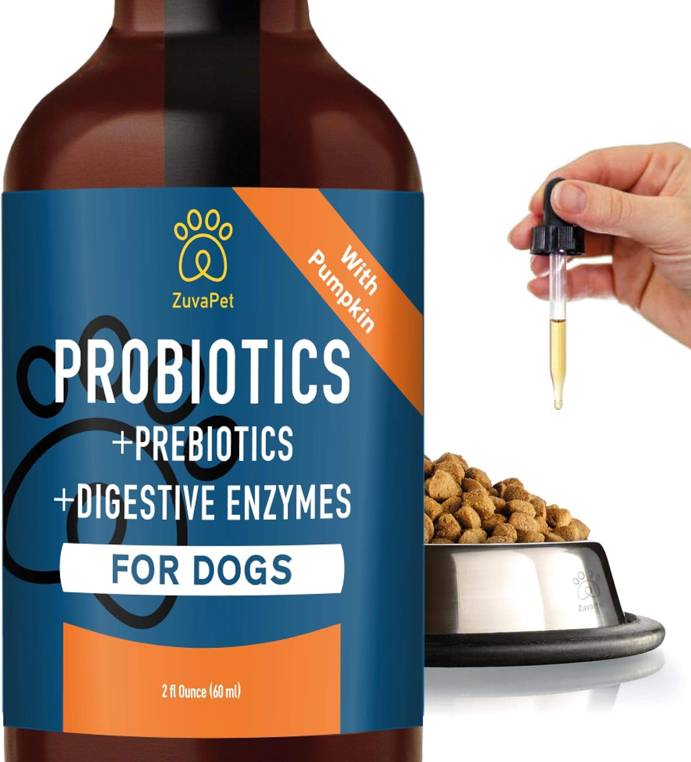 Probiotics for Dogs - Dog Probiotics for Diarrhea - Natural Digestive Enzymes for Upset Stomach Relief + Gas, Constipation Health & Itch Relief - Prebiotic Pet Supplies - 120 Servings