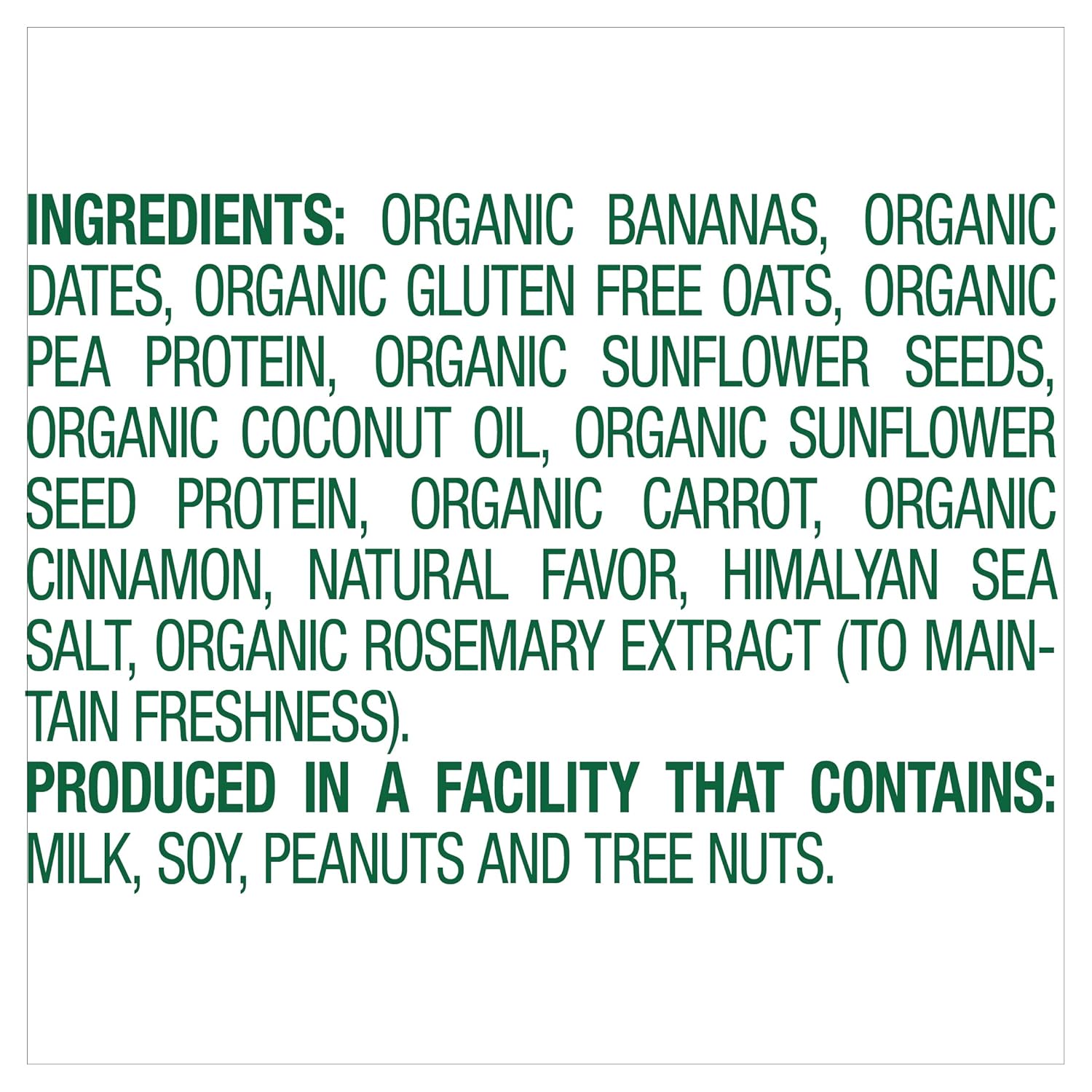 Cocomelon Sprout Organic Baby Food, Toddler Snacks, Bananas, Peas And Carrots Snack Bar (6 Pack)