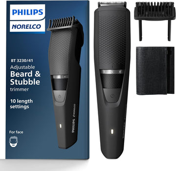 Philips Norelco Beard Trimmer And Hair Clipper, Cordless Grooming, Rechargeable, Adjustable Length, Beard Trimmer And Hair Clipper, No Blade Oil Needed, Bt3210/41