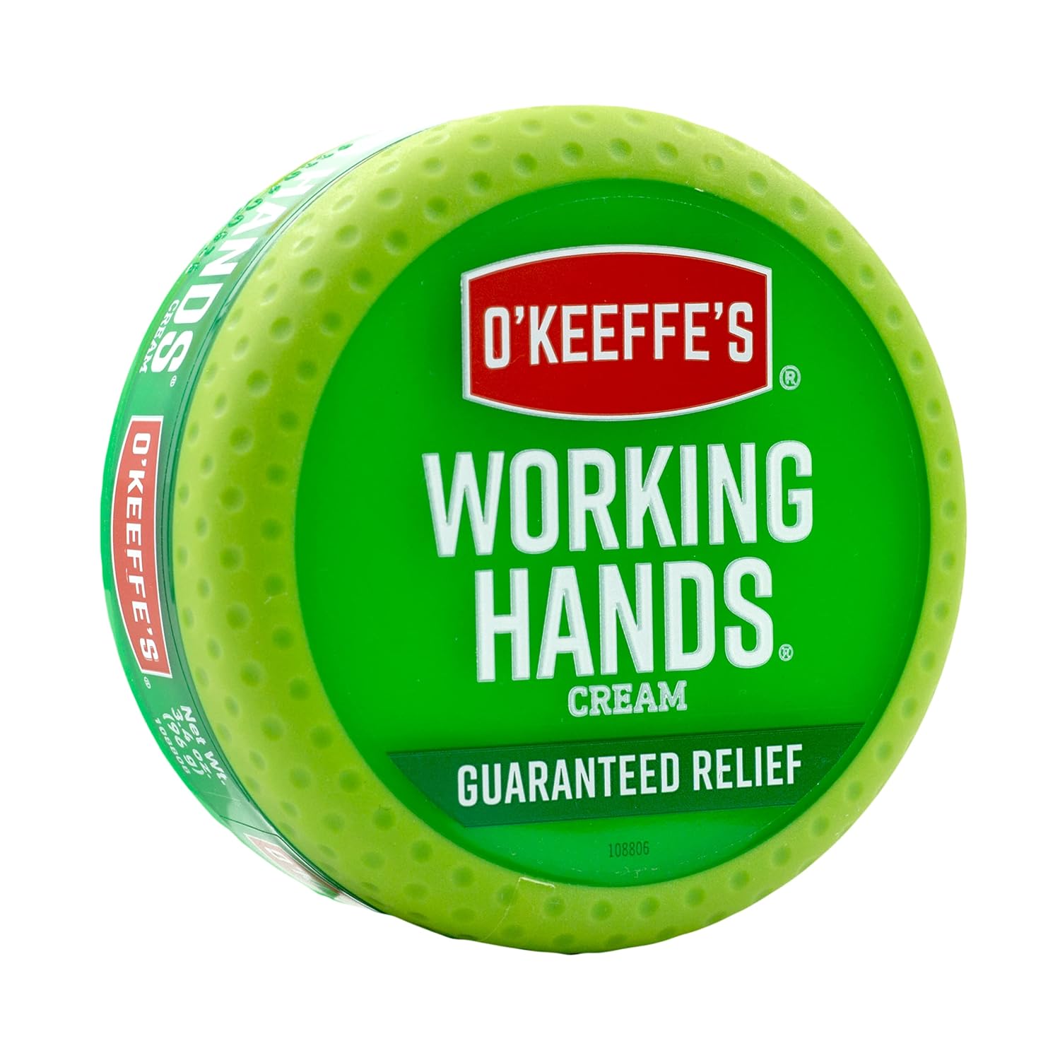 O'Keeffe's Working Hands Hand Cream for Extremely Dry, Cracked Hands, 3.4 Ounce Jar, (Pack 1)