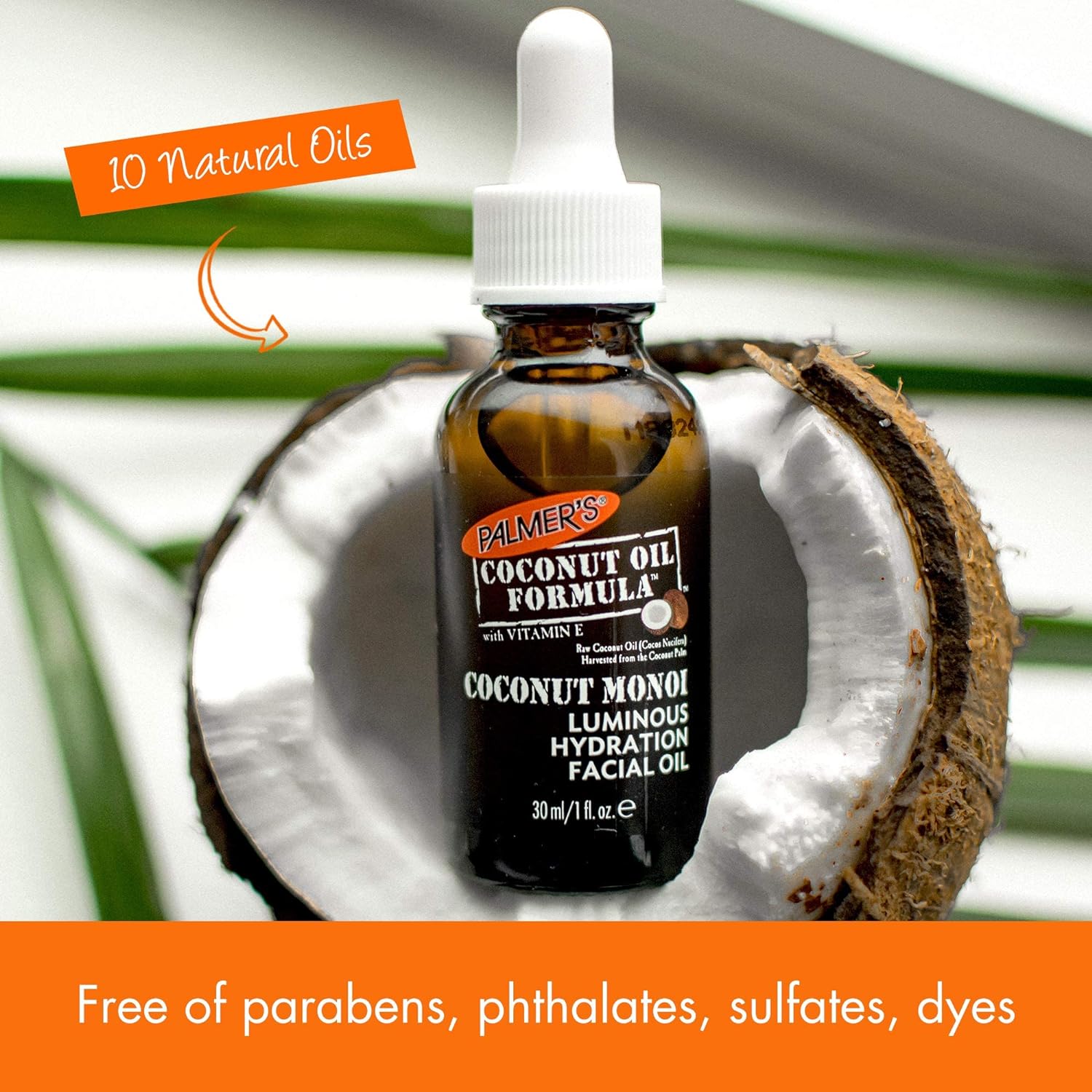 Palmer’s Coconut Oil Formula Coconut Monoi Luminous Hydration Facial Oil, 1 Ounce : Beauty & Personal Care