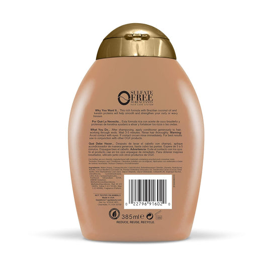 Ogx Ever-Straightening + Brazillian Keratin Therapy Conditioner, 13 Ounce