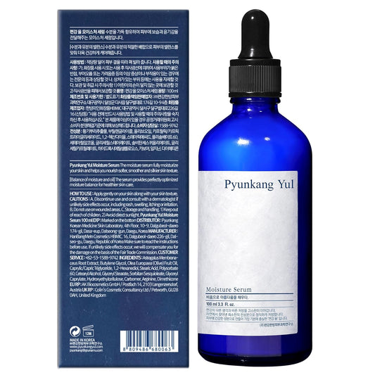 Pyunkang Yul Moisture Serum For Face - Korean Face Serum With Oriental Herbs And Olive Oil Giving Oil And Water Balance And Skin Calming Effect - Moisturizer For Oily And Combination Skin - 3.4 Fl Oz