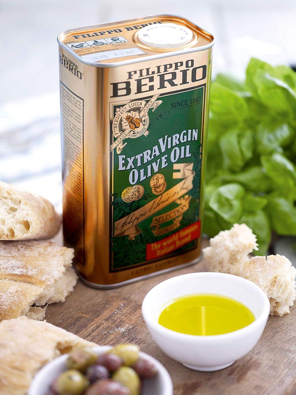 Filippo Berio Extra Virgin Olive Oil Tin 5000 Ml