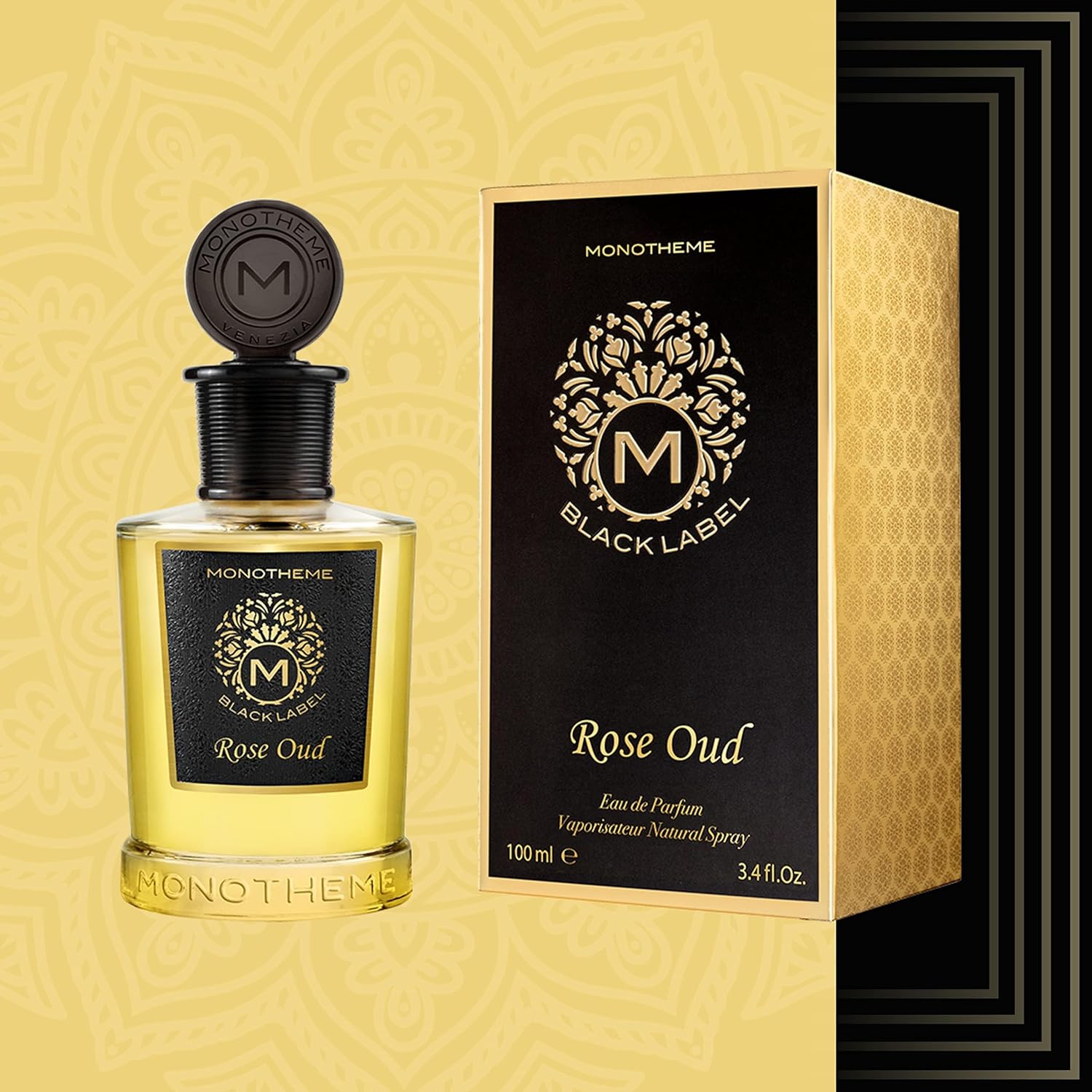 Monotheme Rose Oud By Monotheme For Unisex - 3.4 Ounce Edp Spray, 3.4 Ounce : Beauty & Personal Care