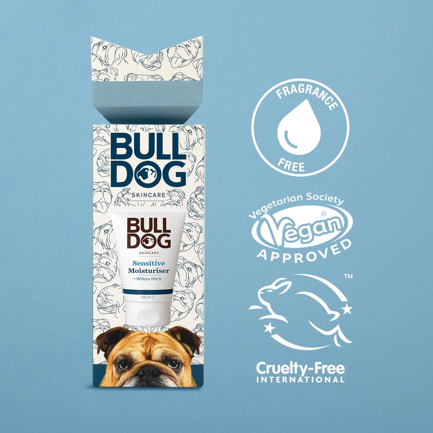 BULLDOG SKINCARE - Sensitive Moisturiser Cracker Giftset for Men | Sensitive Skin : Amazon.co.uk: Beauty
