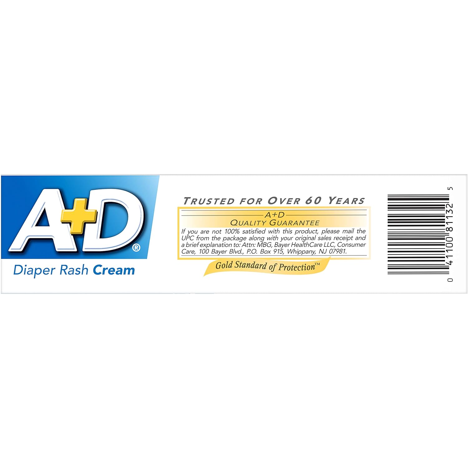 A+D Zinc Oxide Diaper Rash Cream with Aloe 4 oz (Pack of 6) : Baby