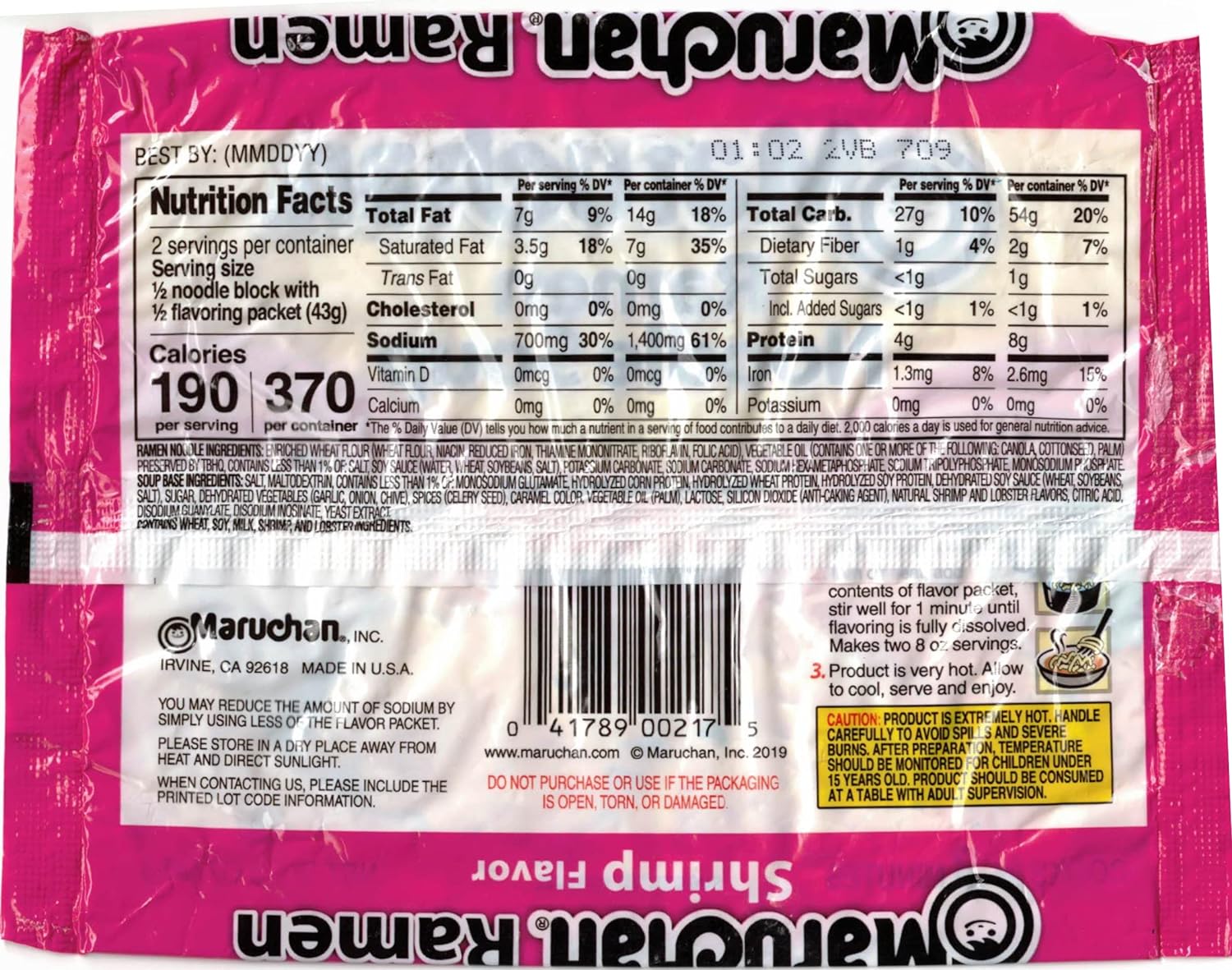 Maruchan Ramen Noodle Soup Variety - 6 Flavors, Pack of 24 with By The Cup Chopsticks : Grocery & Gourmet Food