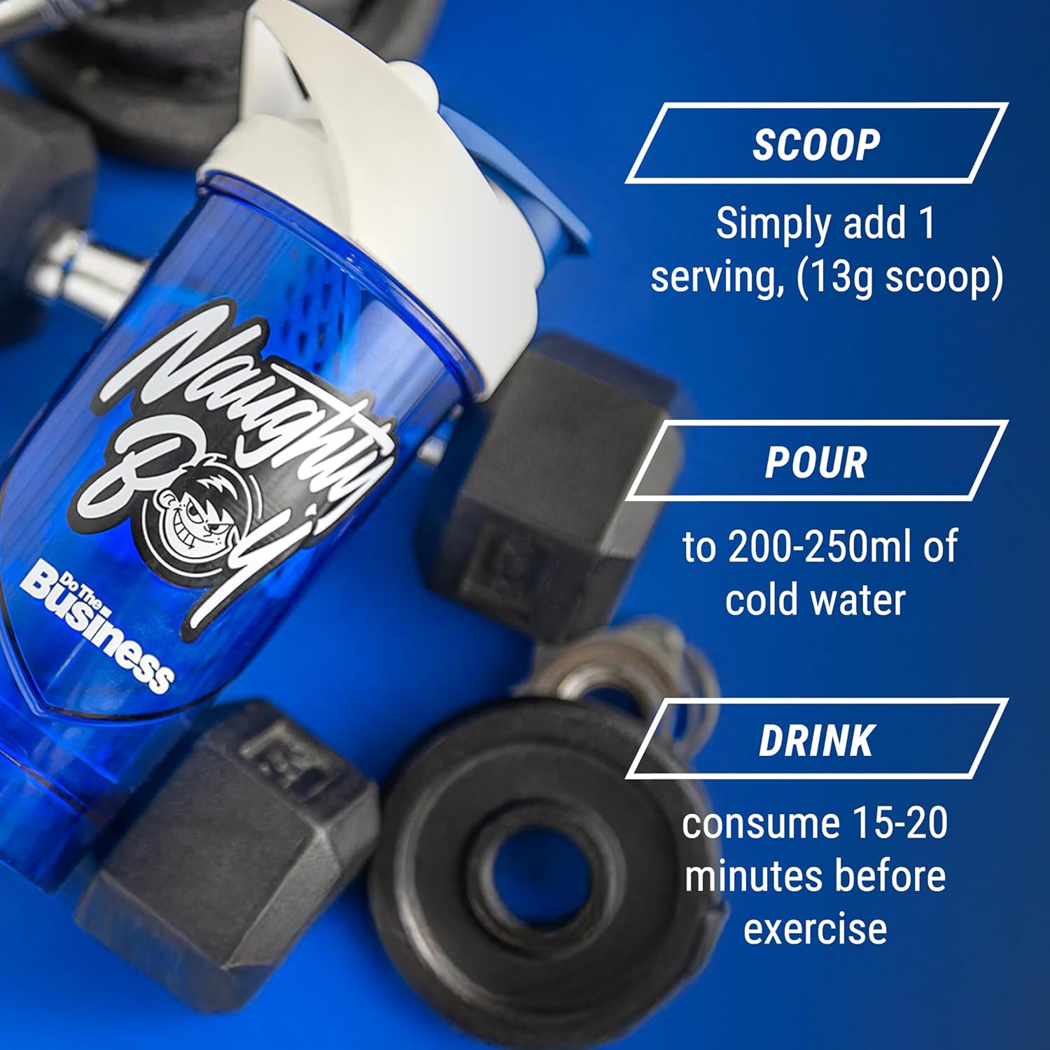 Naughty Boy High Energy Pre Workout Powder with Beta Alanine, Citrulline & Caffeine Supplements for Men & Women Clinically Dosed Energy Drink- 390g/30 Servings (Tropical Punch) : Amazon.co.uk: Health & Personal Care