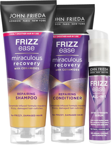 John Frieda Frizz Ease Miraculous Recovery Bundle For Dry, Damaged Hair