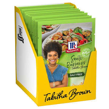 McCormick Sauté Business Seasoning Mix by Tabitha Brown, 1.25 oz (Pack of 12)