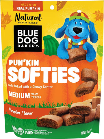 Blue Dog Bakery Pun'Kin Softies, Pumpkin Flavor, 10 Ounces