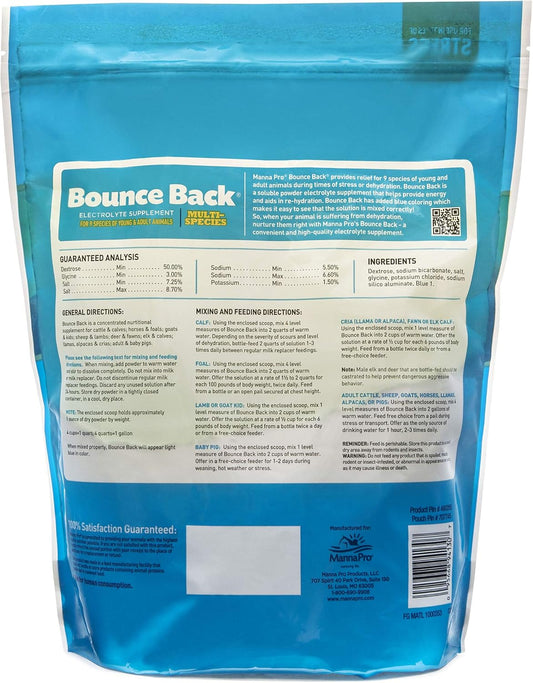 Manna Pro Bounce Back Electrolyte, 4 Lb