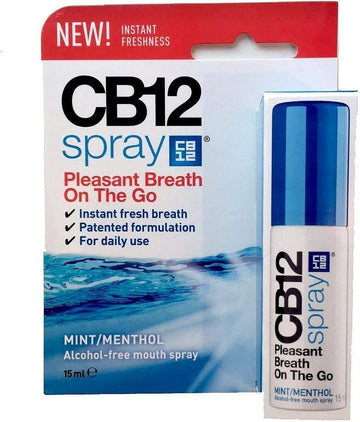10 x CB12 Spray 15 ml for Fresh Breath Without Alcohol