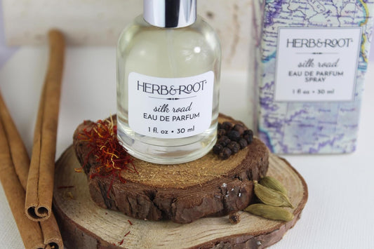 Herb & Root Amber Wood Spice Womens Perfume: Long-Lasting Eau De Parfum With Saffron, Cardamom, Sandalwood - Clean Fragrance For Women (Silk Road Eau De Parfum)