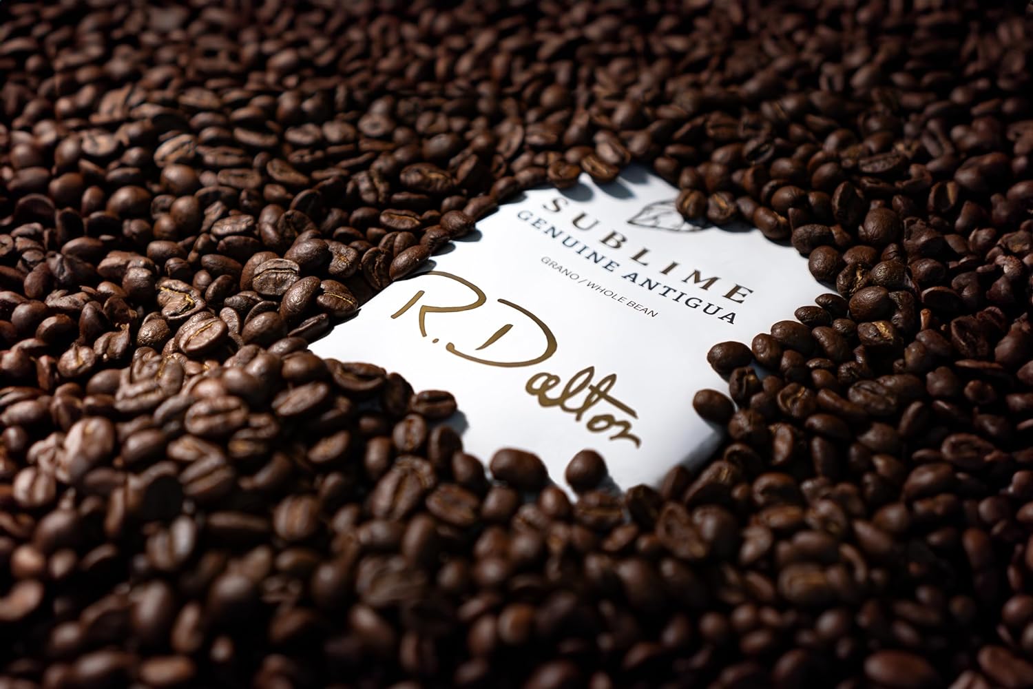 R. Dalton Coffee Genuine Antigua Whole Bean Coffee - Dark Roast - 12 oz - Exotic Chocolaty Flavors - Fragrant Aroma - Versatile Brewing - From Antigua Guatemala : Everything Else