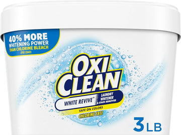 Oxiclean White Revive Laundry Whitener And Stain Remover Powder, 3 Lb