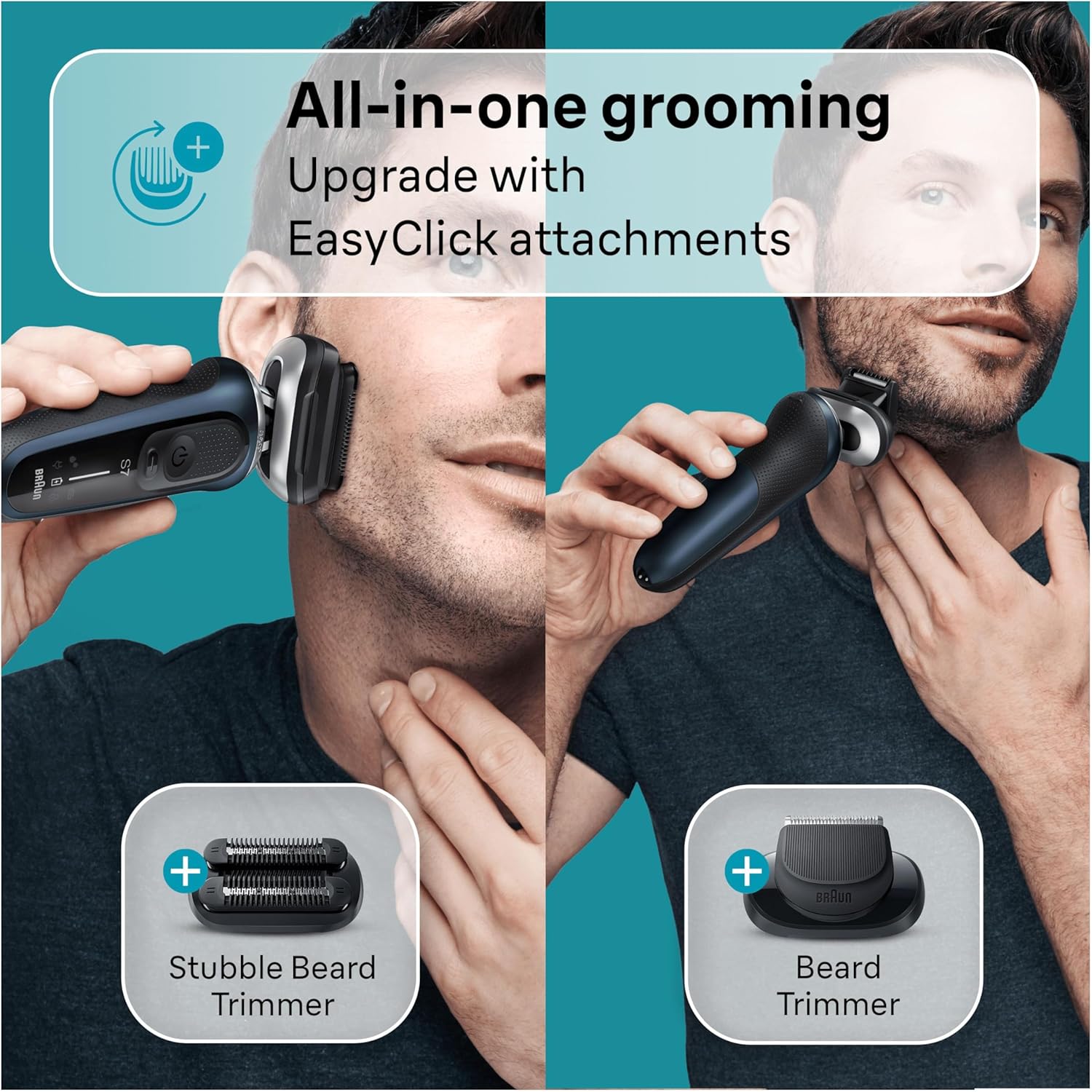 Braun Series 7 Electric Shaver for Men, Wet & Dry Shave, Waterproof Foil Shaver with Beard Trimmer & Clean & Charge SmartCare Center, Engineered in Germany, Gold, 72-C1200CC : Amazon.co.uk: Health & Personal Care