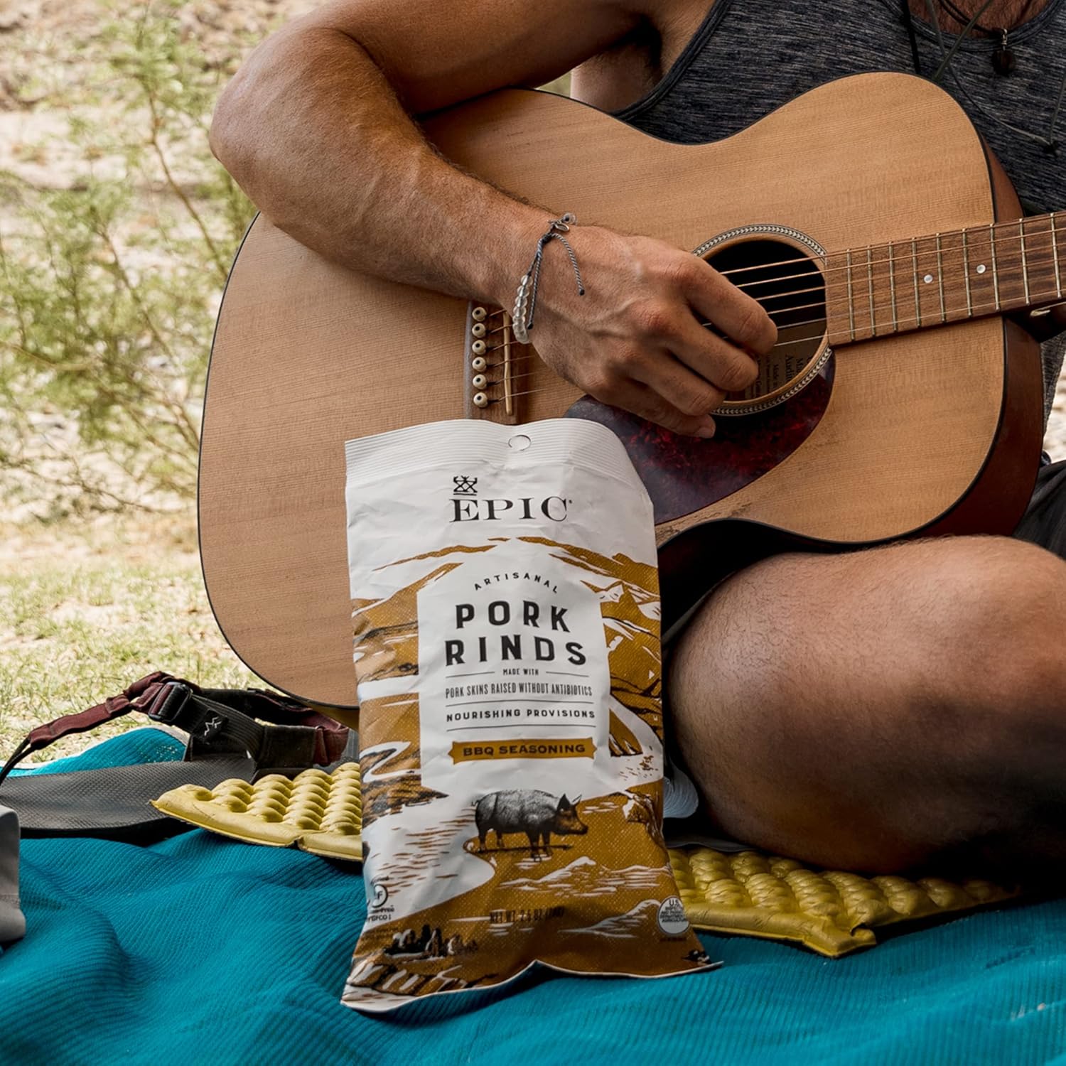 Epic Bbq Pork Rinds Gluten Free, 2.5Oz