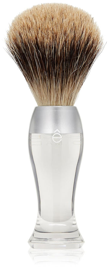 Êshave Fine Badger Hair Shaving Brush, Clear