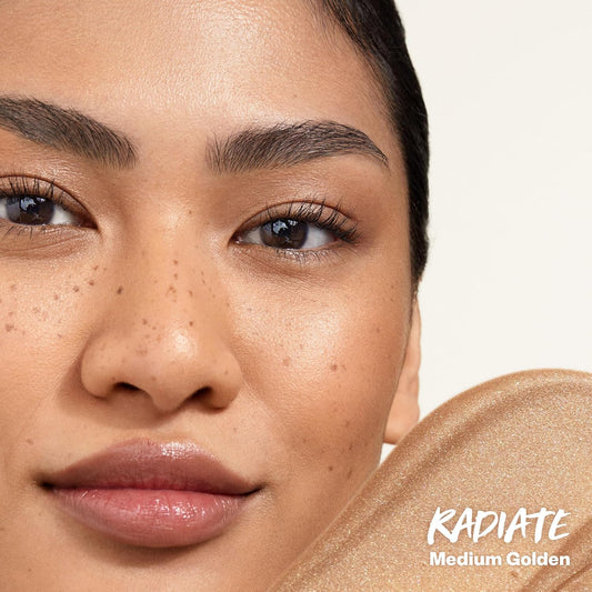 Kosas Glow I.V. Vitamin-Infused Skin Enhancer Face Makeup - Tinted Beauty Highlighter For A Healthy Glow -Spark
