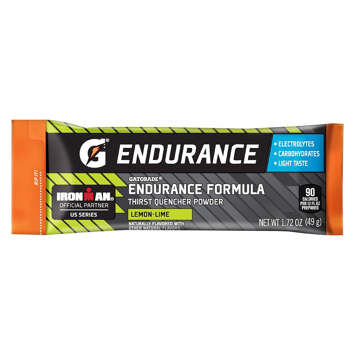 Gatorade Endurance Formula Powder Sticks, Lemon Lime, 1.72 oz. Packs, 12 Count