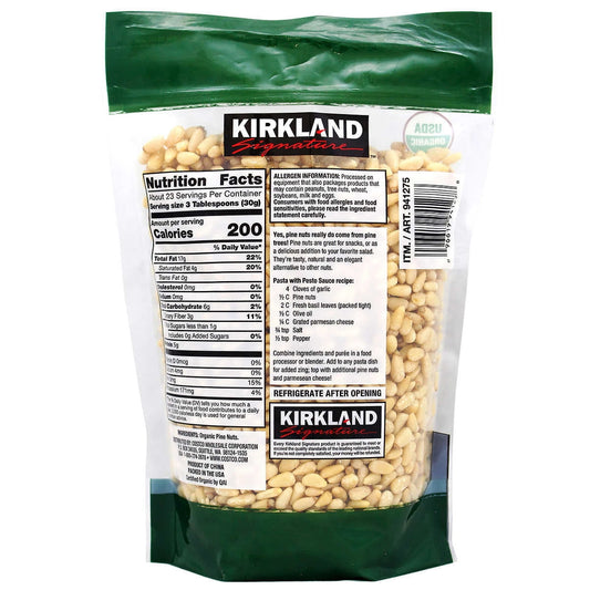 Kirkland Signature Organic Pine Nuts, 1.5 Pounds