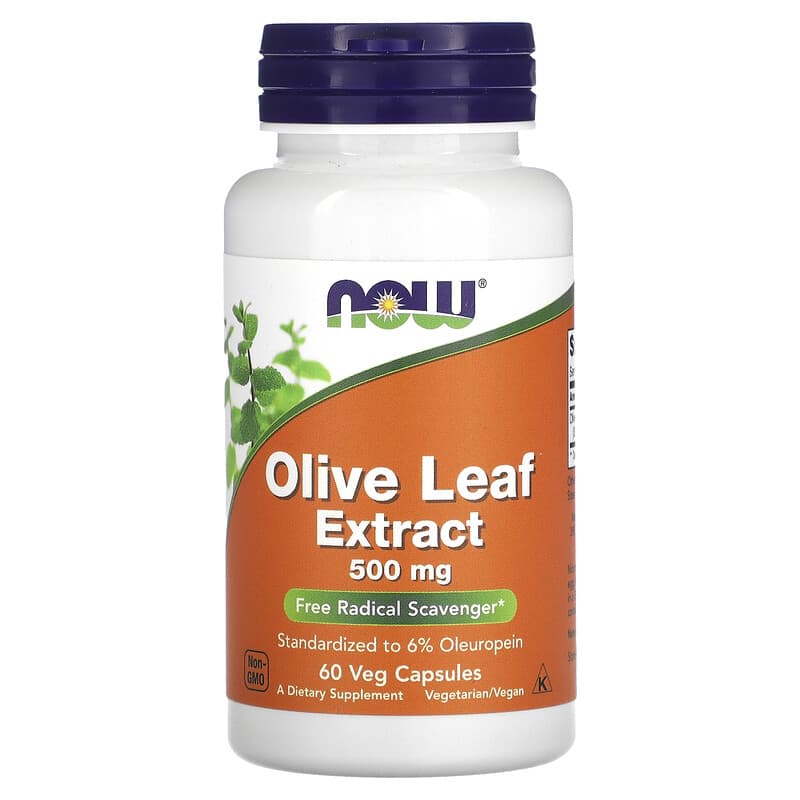 NOW Foods, Olive Leaf Extract, 500 mg