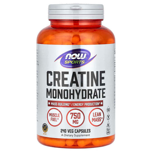 NOW Foods, Sports, Creatine Monohydrate, 750 mg per Capsule