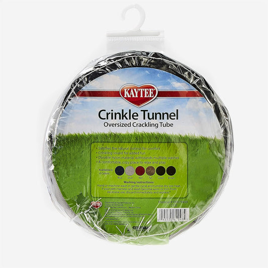 Kaytee Crinkle Tunnel Oversized Crackling Tube For Pet Guinea Pigs, Ferrets, Rats, And Chinchillas