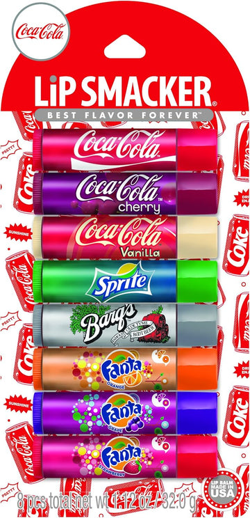 Lip Smacker Coca-Cola Party Pack Lip Glosses, 8 Count : Beauty & Personal Care