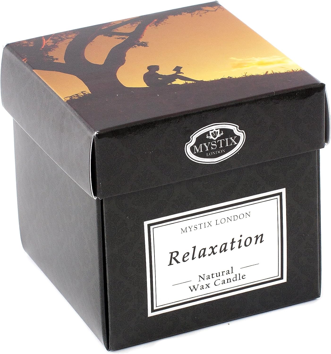 Mystix London | Relaxation - Scented Candle Large 29Cl | Best Aroma For Home, Kitchen, Living Room And Bathroom | Perfect As A Gift | Reusable Glass Jar