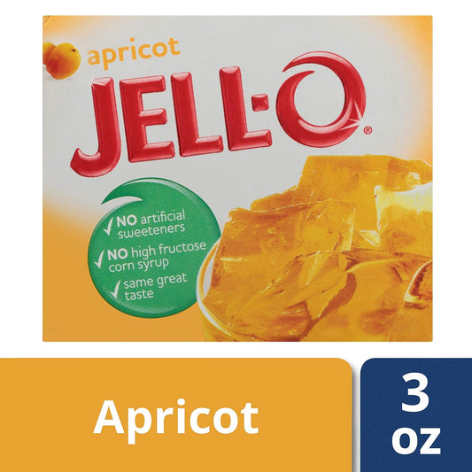 Jell-O Apricot Gelatin Mix (3 Oz Box)