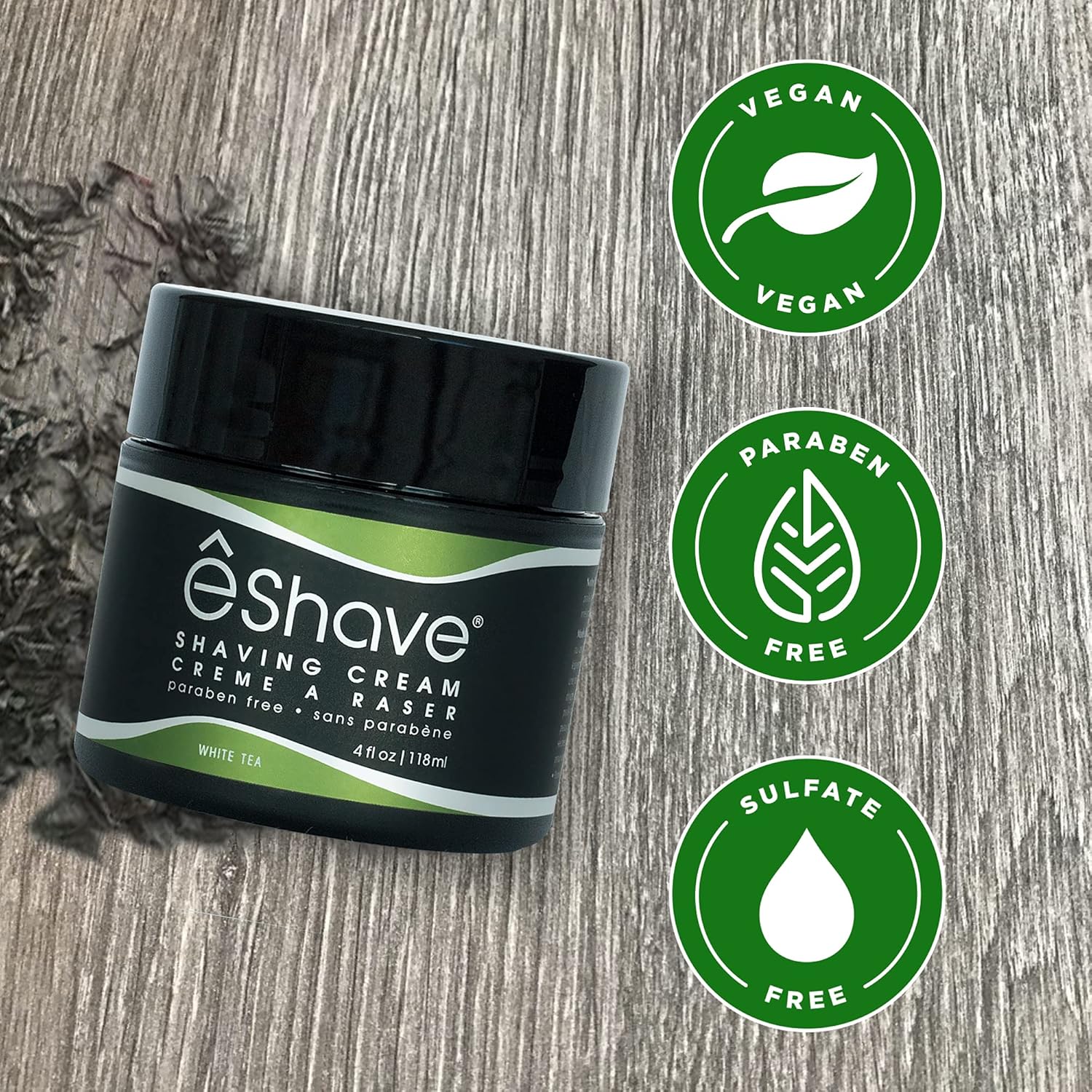 Eshave Shaving Cream For Men, White Tea, Prevents Shaving Irritation And Razor Burn, Generates A Rich Lather For A Soft, Silky, Smoothest Shave : Beauty & Personal Care