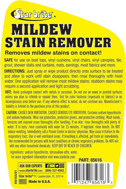 STAR BRITE Stain Remover + Cleaner – Removes Stains on Contact - 22 OZ (085616P)