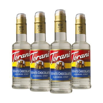 Torani Syrup, White Chocolate, 12.7 Ounce, (Pack Of 4)