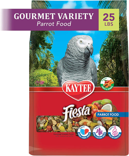 Kaytee Fiesta Parrot Food 25 Pound Bag