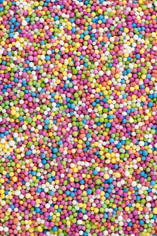 India Tree Rainbow Nonpareils, 32Oz Pantry Pak, Plant Based, Multi-Colored Sprinkles For Cake, Cupcake, And Cookie Decoration, Vibrant Baking Delights