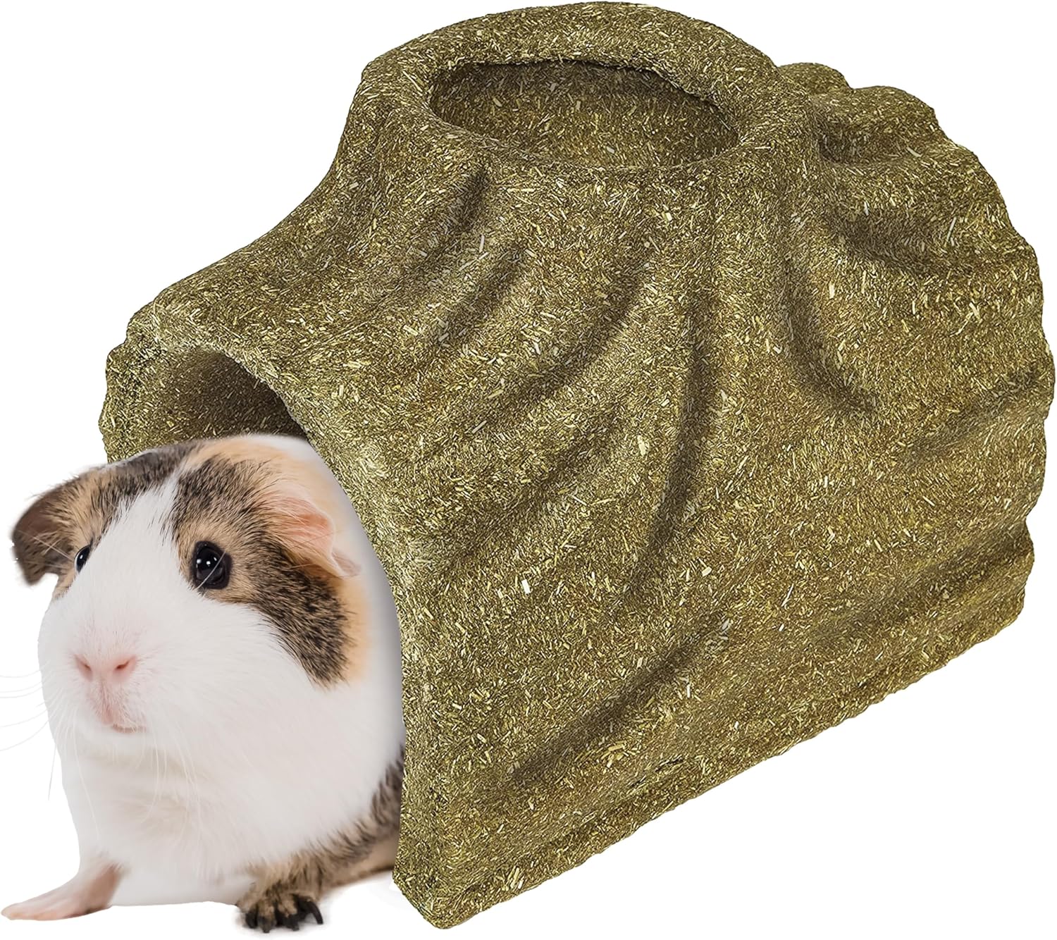 Kaytee Premium Timothy Treat Hideout For Pet Rabbits, Guinea Pigs, and Chinchillas, Large : Pet Supplies