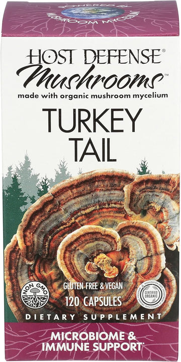 HOST DEFENSE Turkey Tail, 120 Count