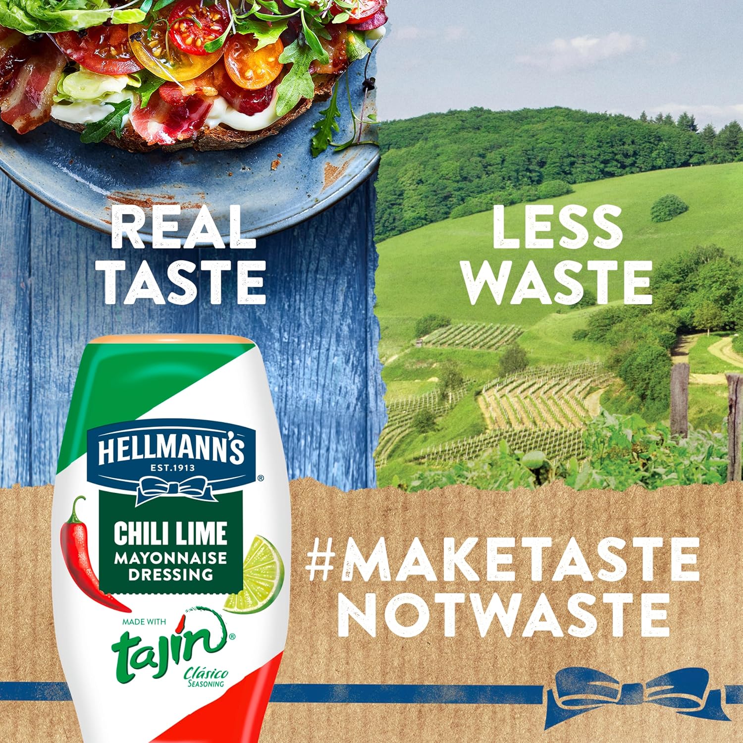 Hellmann'S Mayonnaise Dressing Chili Lime For Grilled Corn, Tacos, Grain Bowls & More, With Tajín Clásico Seasoning, Real Ingredients & No Artificial Flavors, 11.5 Oz : Grocery & Gourmet Food