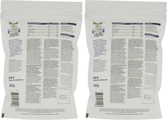 Muscle Moose - Protein Pancakes 2x 500g packs (Golden Syrup Flavour) : Amazon.co.uk: Grocery