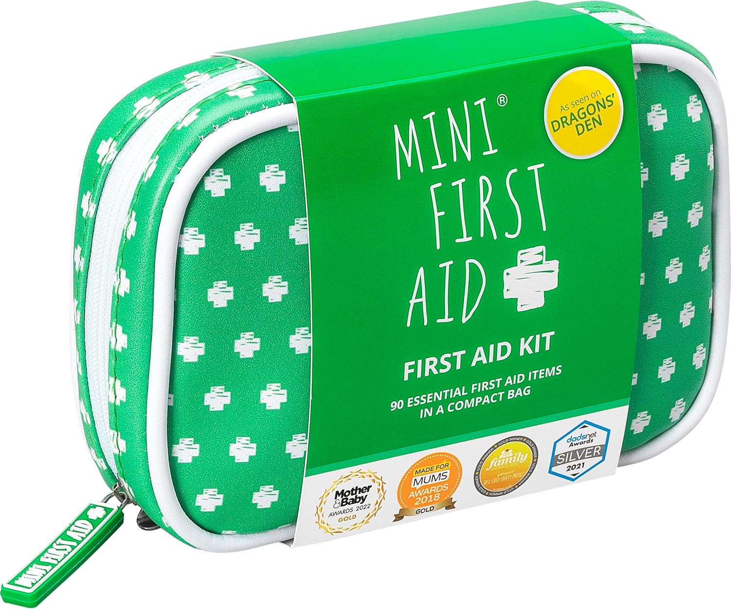 Mini First Aid Kit - 90 Items Kids First Aid Kit Includes Plasters, Bandages, Scissors, Tweezers & Burn Gel – for Car, Home, Office, Travel & Camping - Ideal for Babies & Kids – As Seen on Dragons Den : Amazon.co.uk: Health & Personal Care