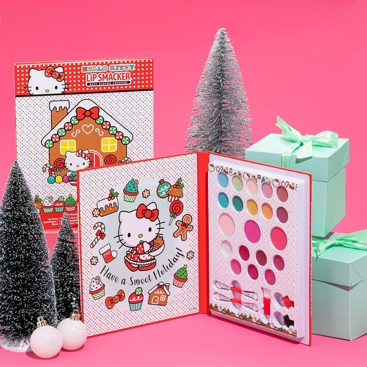 Lip Smacker Hello Kitty Holiday Beauty Book Makeup Set For Girls