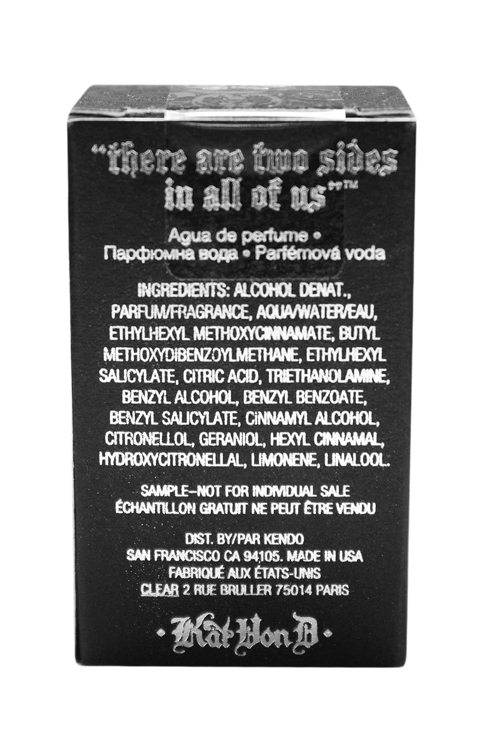 Kat Von D Sinner Deluxe Travel Spray (5 Ml / 0.17 Fl Oz) : Beauty & Personal Care