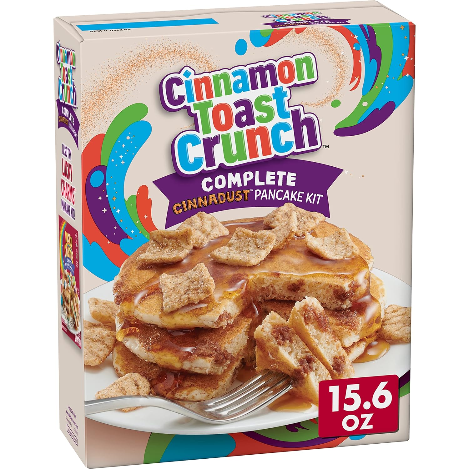 Betty Crocker Cinnamon Toast Crunch Pancake Kit, Baking Mix, 15.6 oz