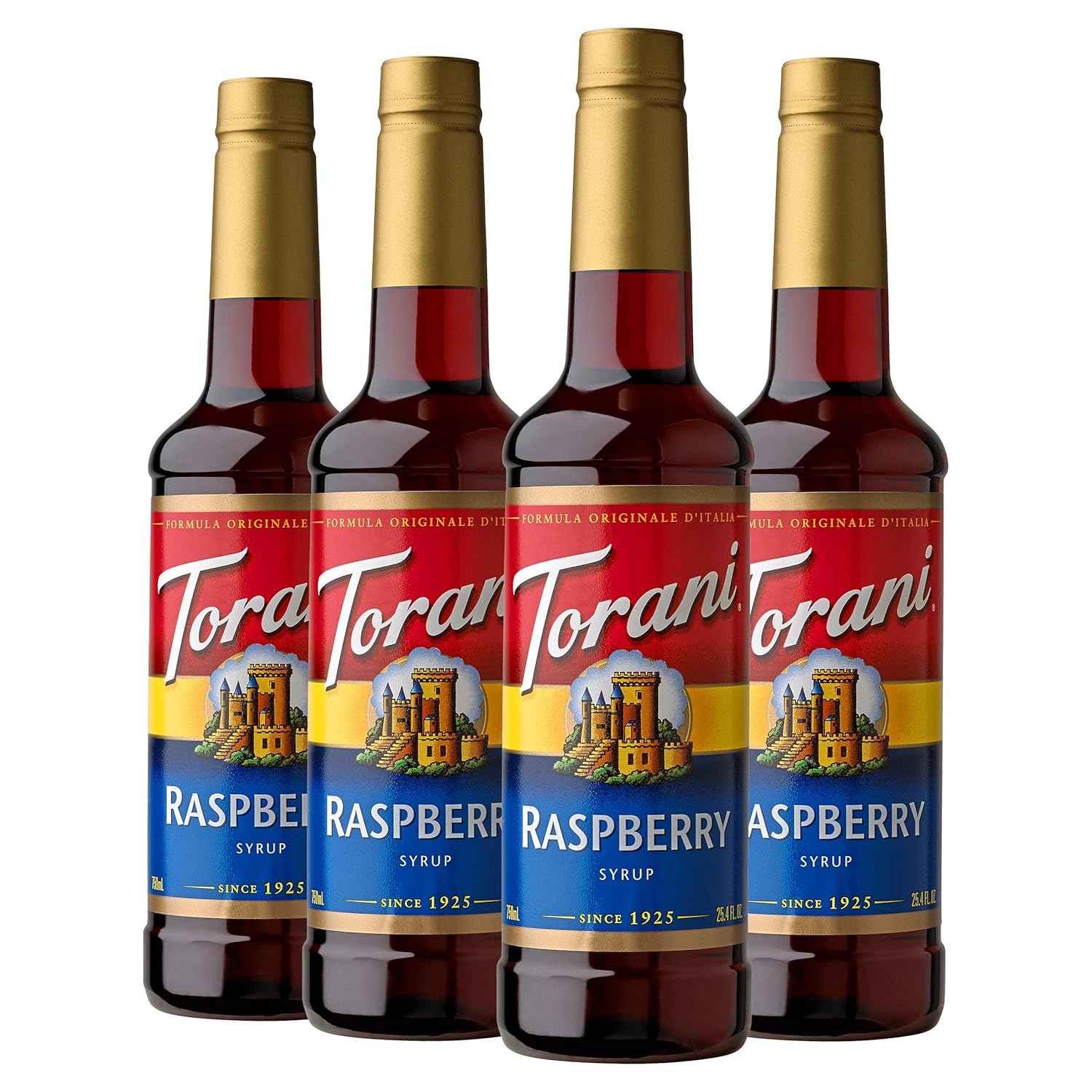 Torani Syrup, Raspberry, 25.4 Ounces (Pack Of 4)