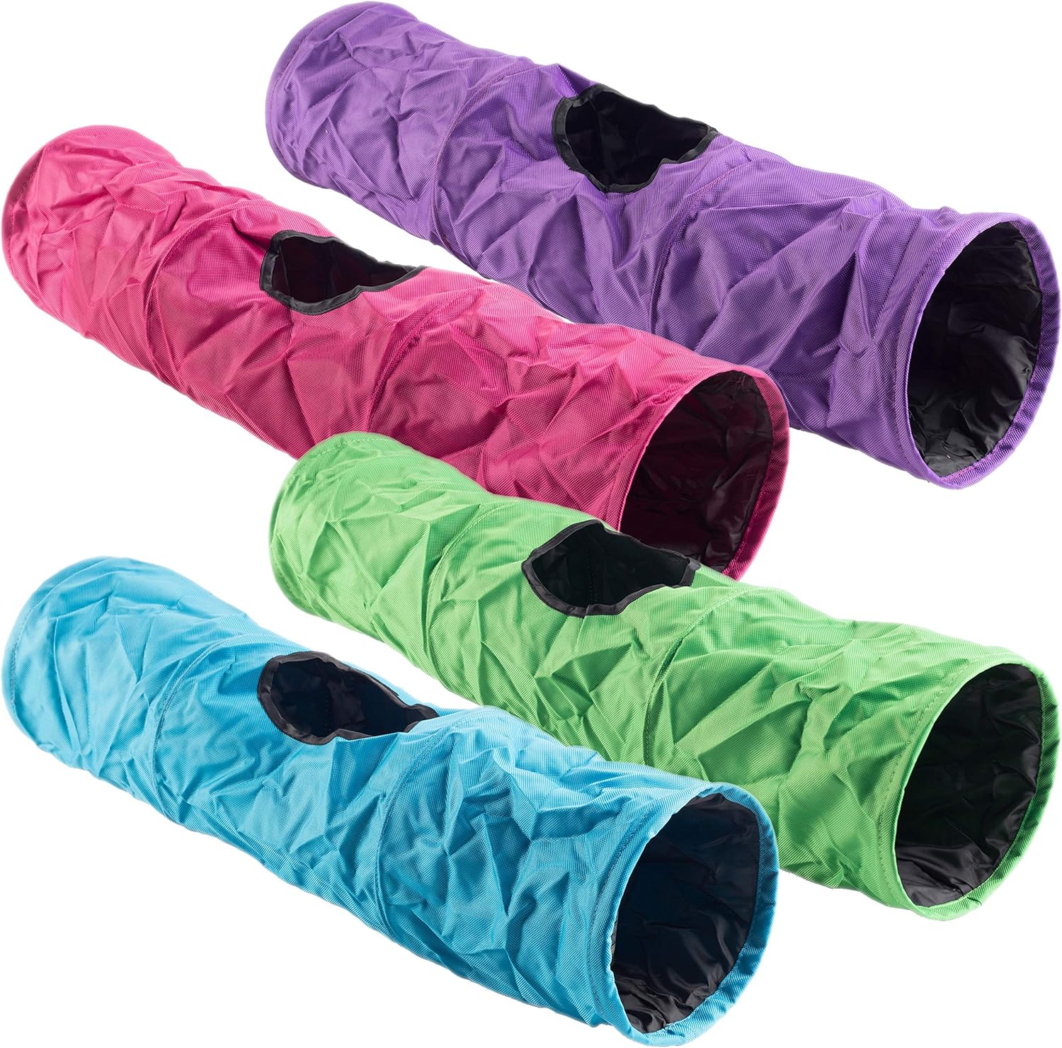 Kaytee Crinkle Tunnel Oversized Crackling Tube For Pet Guinea Pigs, Ferrets, Rats, and Chinchillas : Cat Tunnel : Pet Supplies